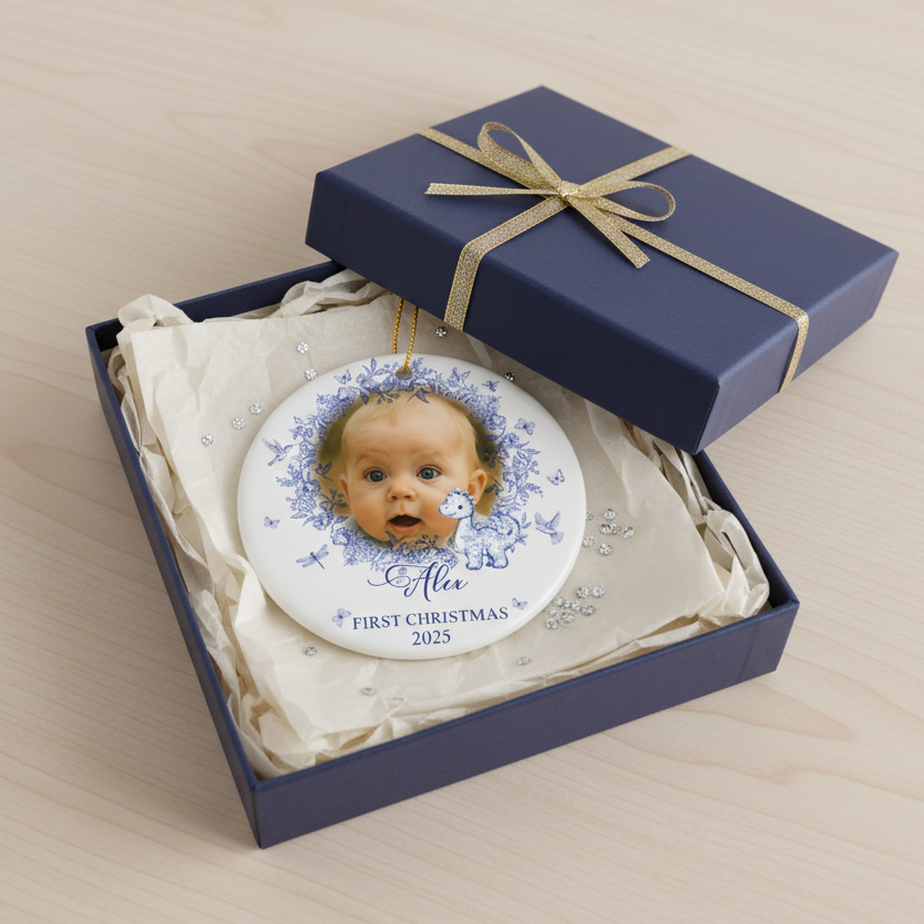 Personalisierte Weihnachtsdeko – Babys erstes Weihnachten