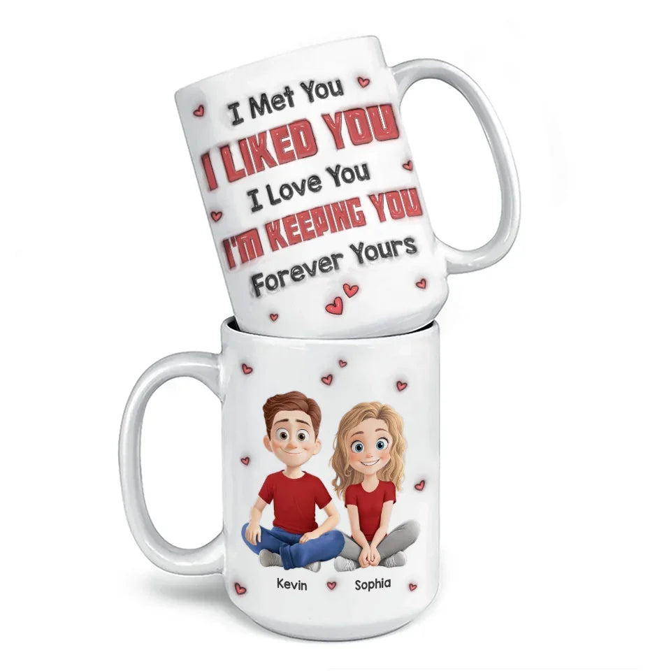 Personalisierte Tasse – Mein Schatz