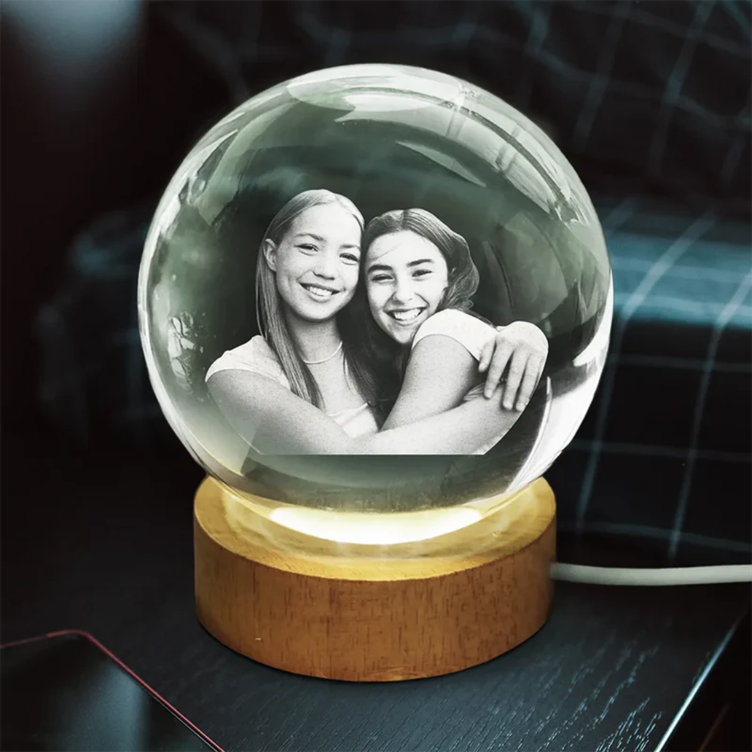 Personalisierte Fotokugel – Familienfoto