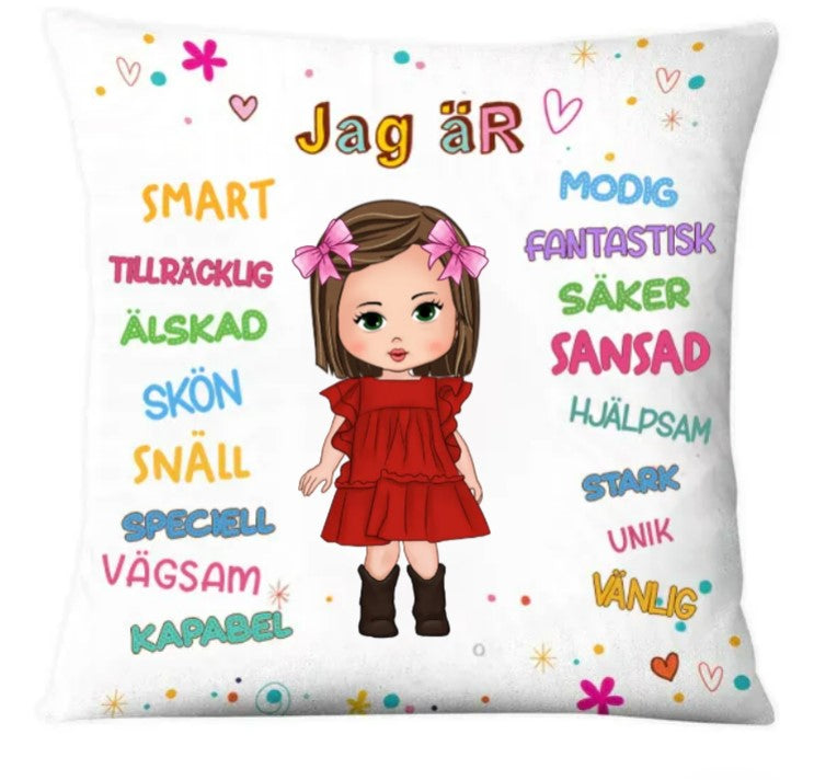 Personalisierter Kissenbezug – Affirmations-Kissen