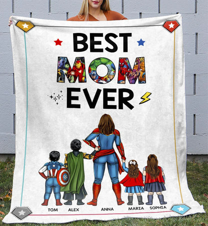 Personalisierte Decke – Die beste Mama der Welt