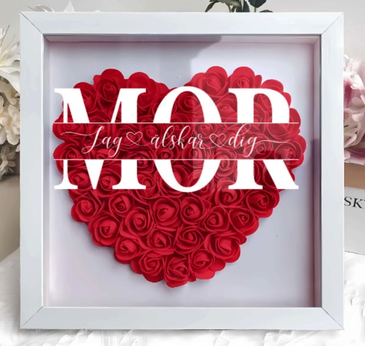 Personalisierter Blumenkasten für Mama