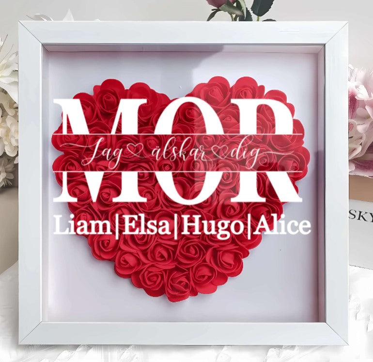 Personalisierter Blumenkasten für Mama