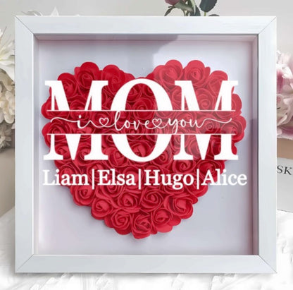 Personalisierter Blumenkasten für Mama