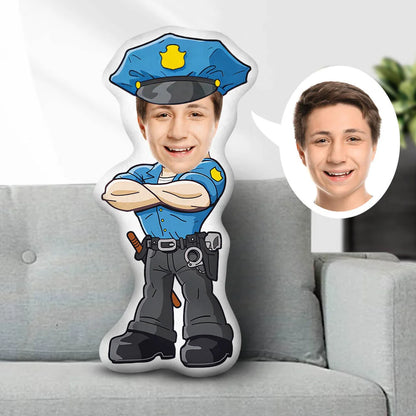 Personalisiertes Polizei-Kissen