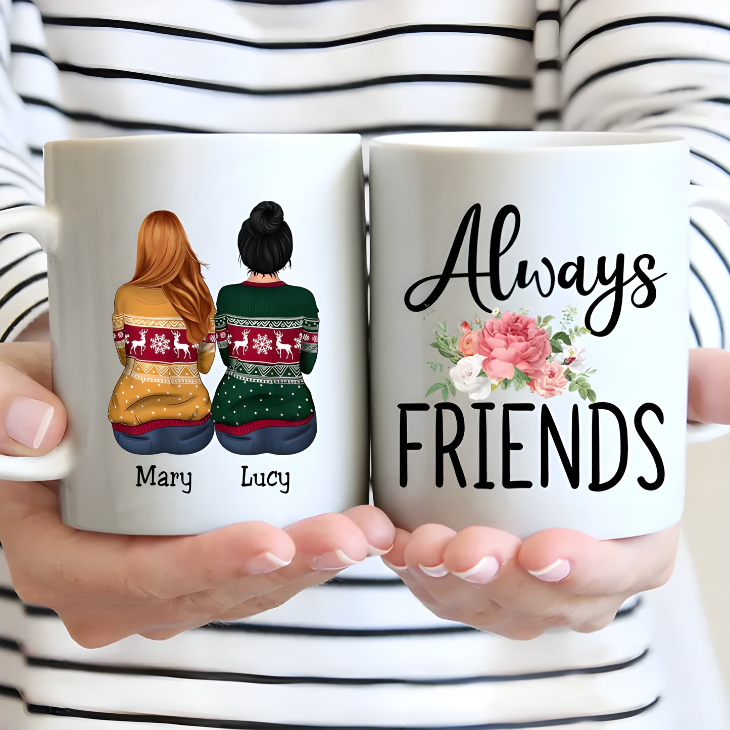 Personalisierte Tasse – Always Friends