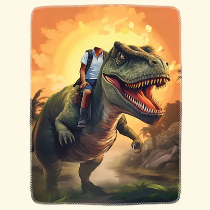 Personalisierte Decke – Dinosaurier