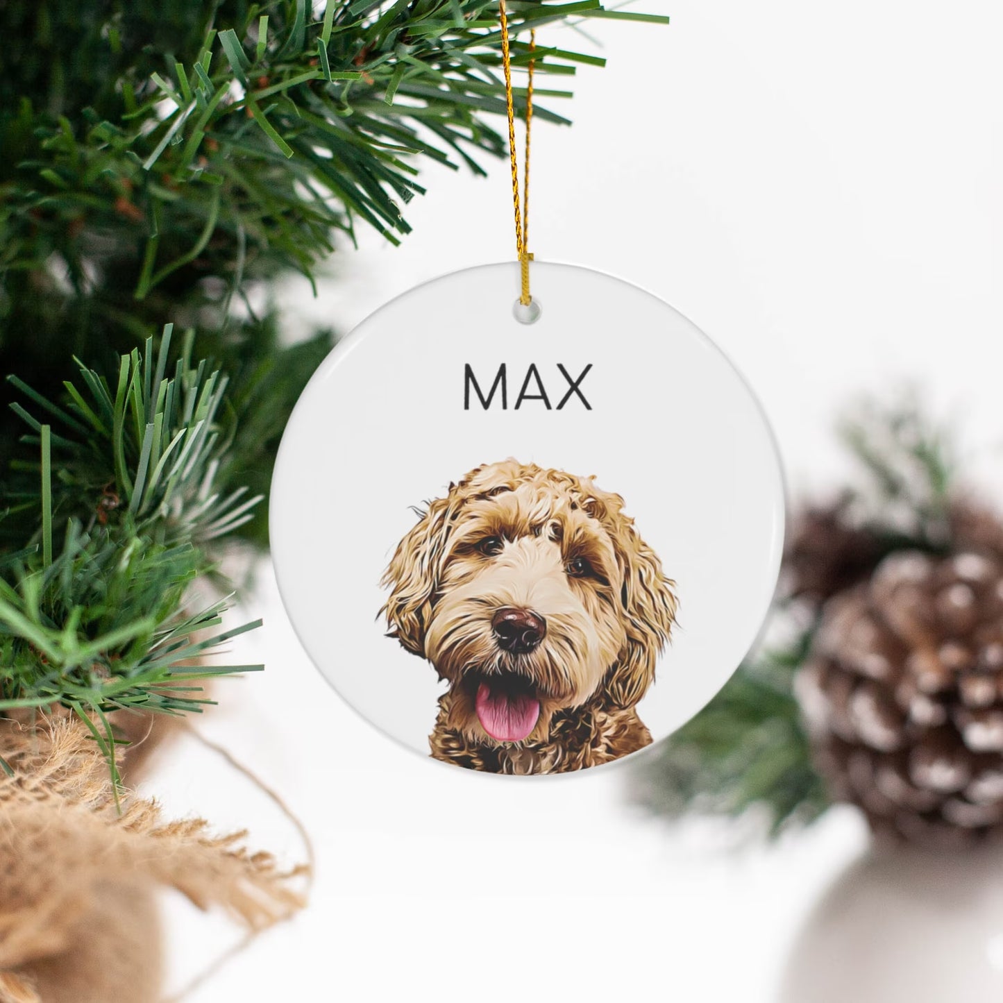 Personalisierte Weihnachtsdeko – Mein allerbester Freund