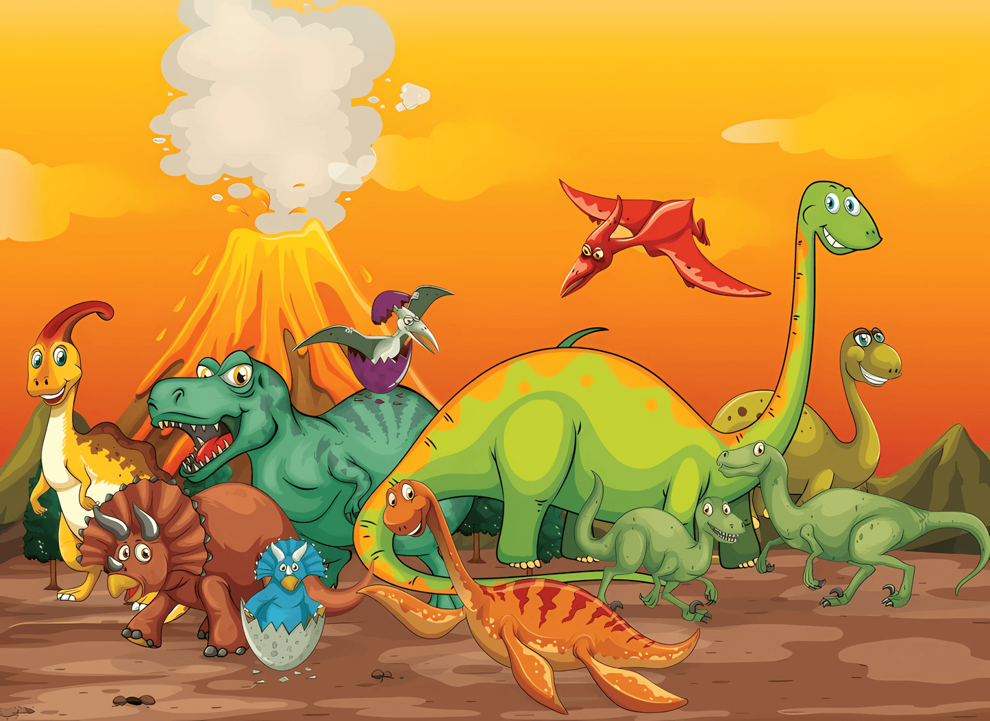 Personalisiertes Puzzle für Kinder – Dinosaurier
