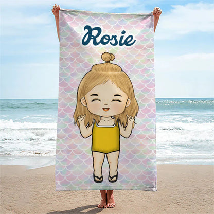 Personalisiertes Handtuch – Strandtag