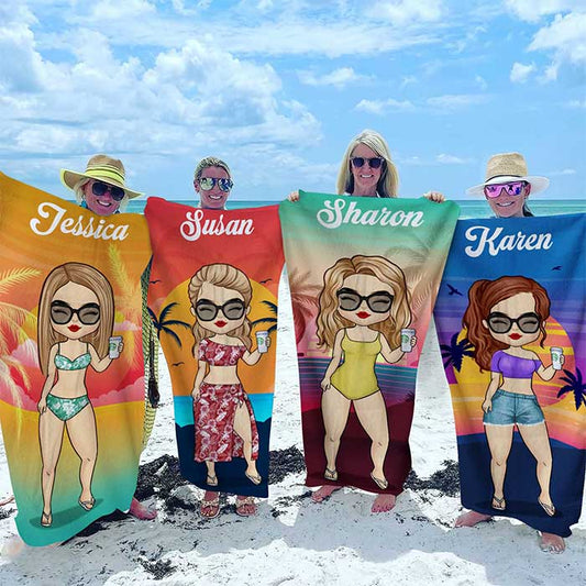 Personalisiertes Handtuch – Tropischer Sommer