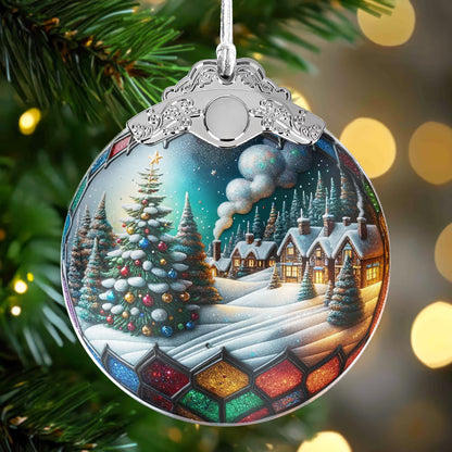 Personalisierte Weihnachtsdeko – Fotokugel