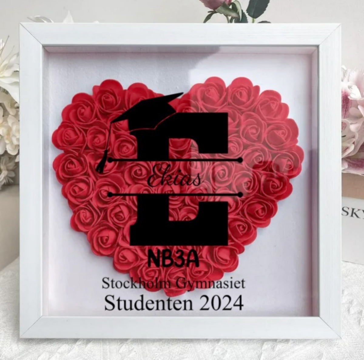 Personalisierter Blumenkasten – Buchstabe