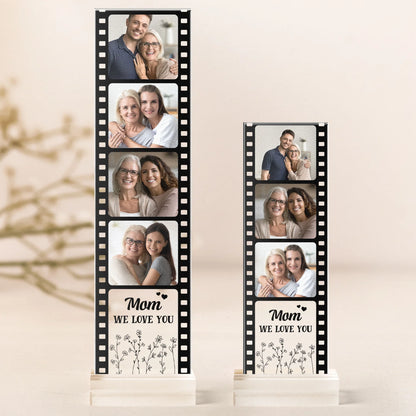 Personalisiertes Acrylschild – Fotofilmstreifen