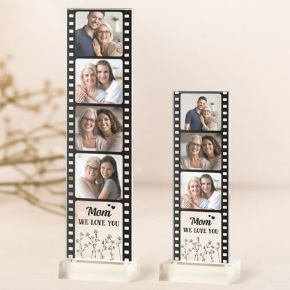 Personalisiertes Acrylschild – Fotofilmstreifen
