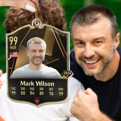 Personalisierte Weihnachtsdeko – Fußballstar