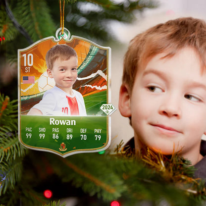 Personalisierte Weihnachtsdeko – Fußballstar