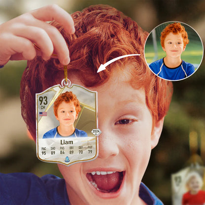 Personalisierte Weihnachtsdeko – Fußballstar
