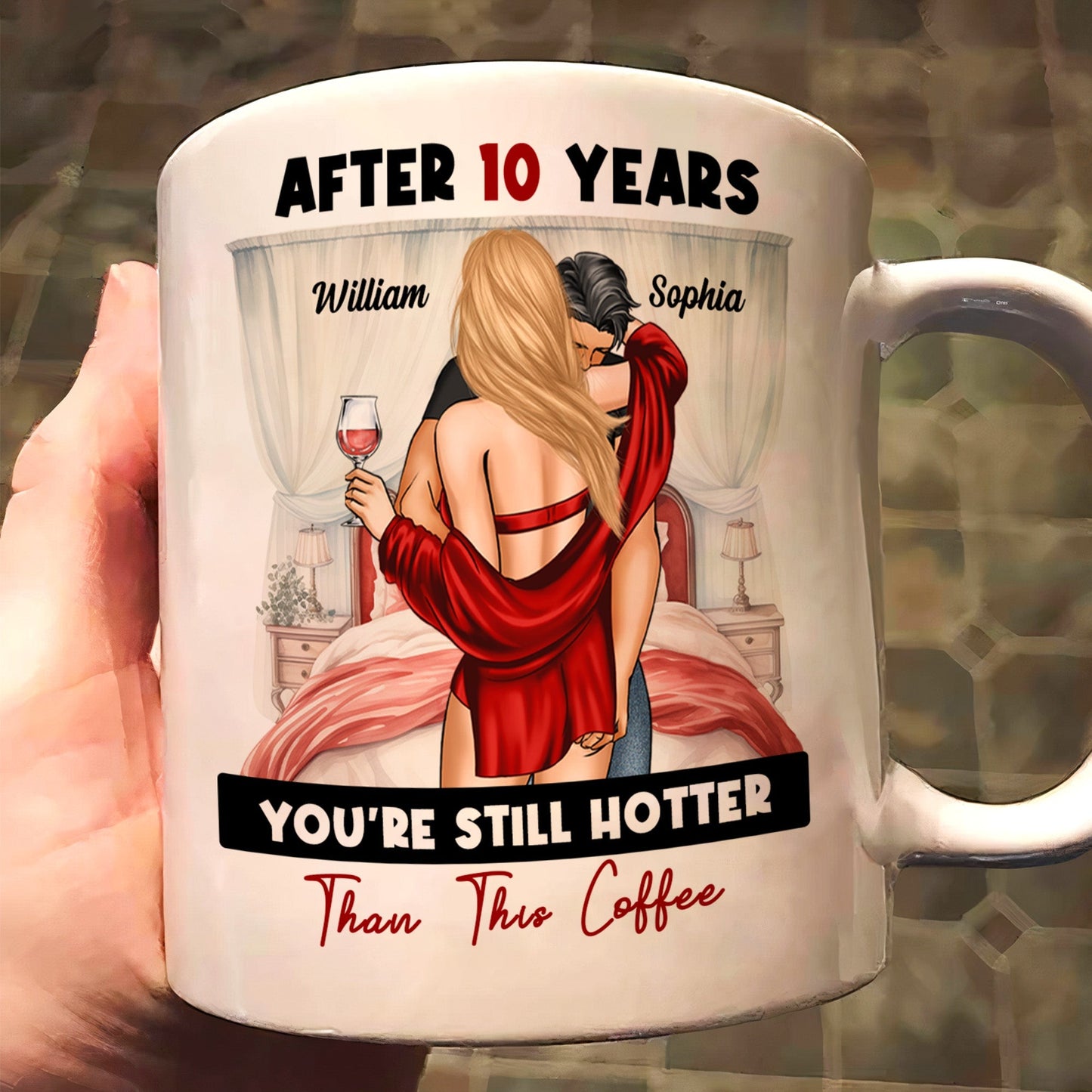 Personalisierte Tasse – Heißer als der Kaffee