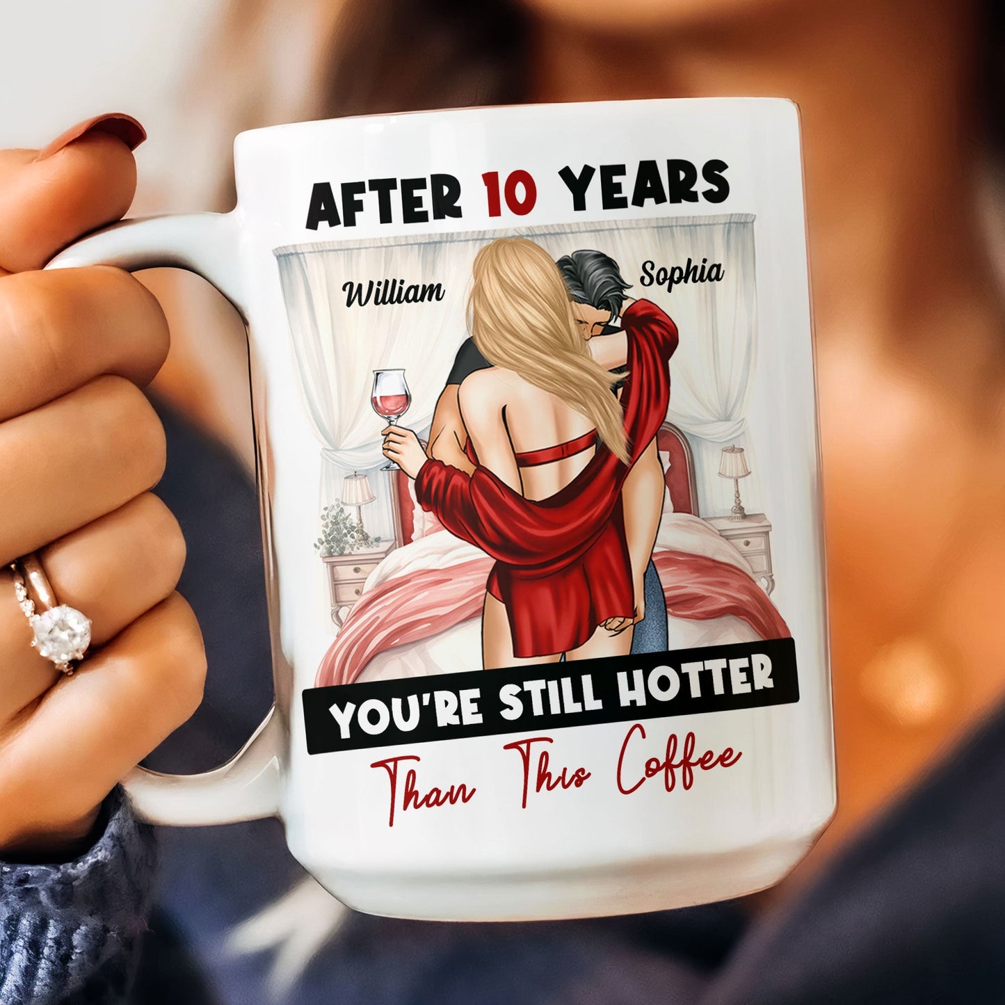 Personalisierte Tasse – Heißer als der Kaffee