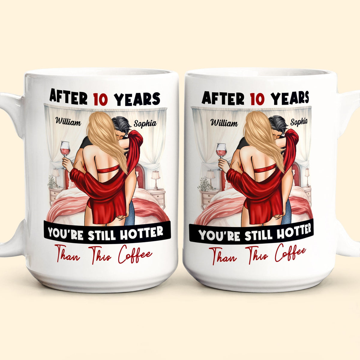 Personalisierte Tasse – Heißer als der Kaffee