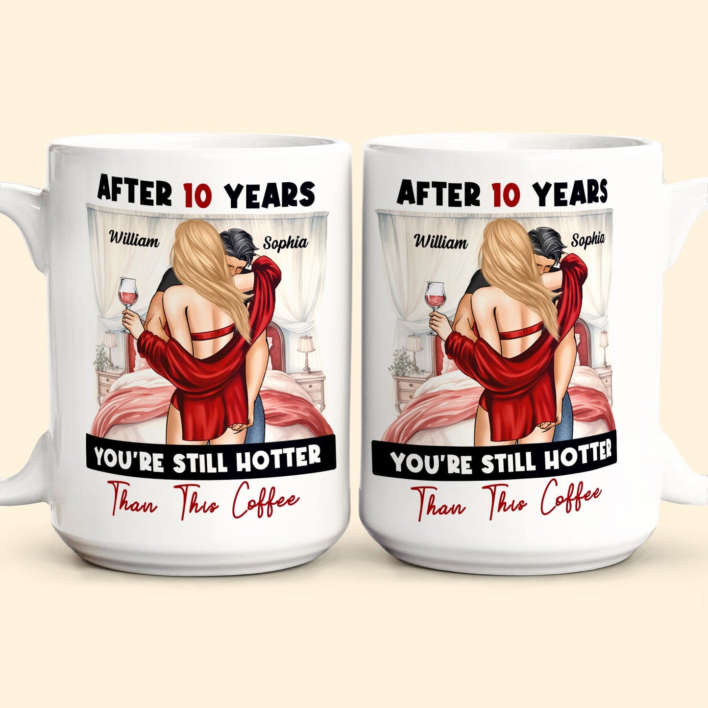 Personalisierte Tasse – Heißer als der Kaffee