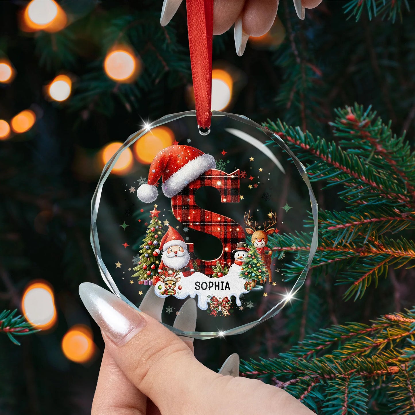 Personalisierter Weihnachtsschmuck – Weihnachtsalphabet