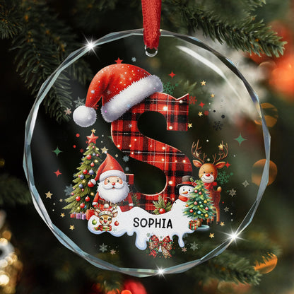 Personalisierter Weihnachtsschmuck – Weihnachtsalphabet