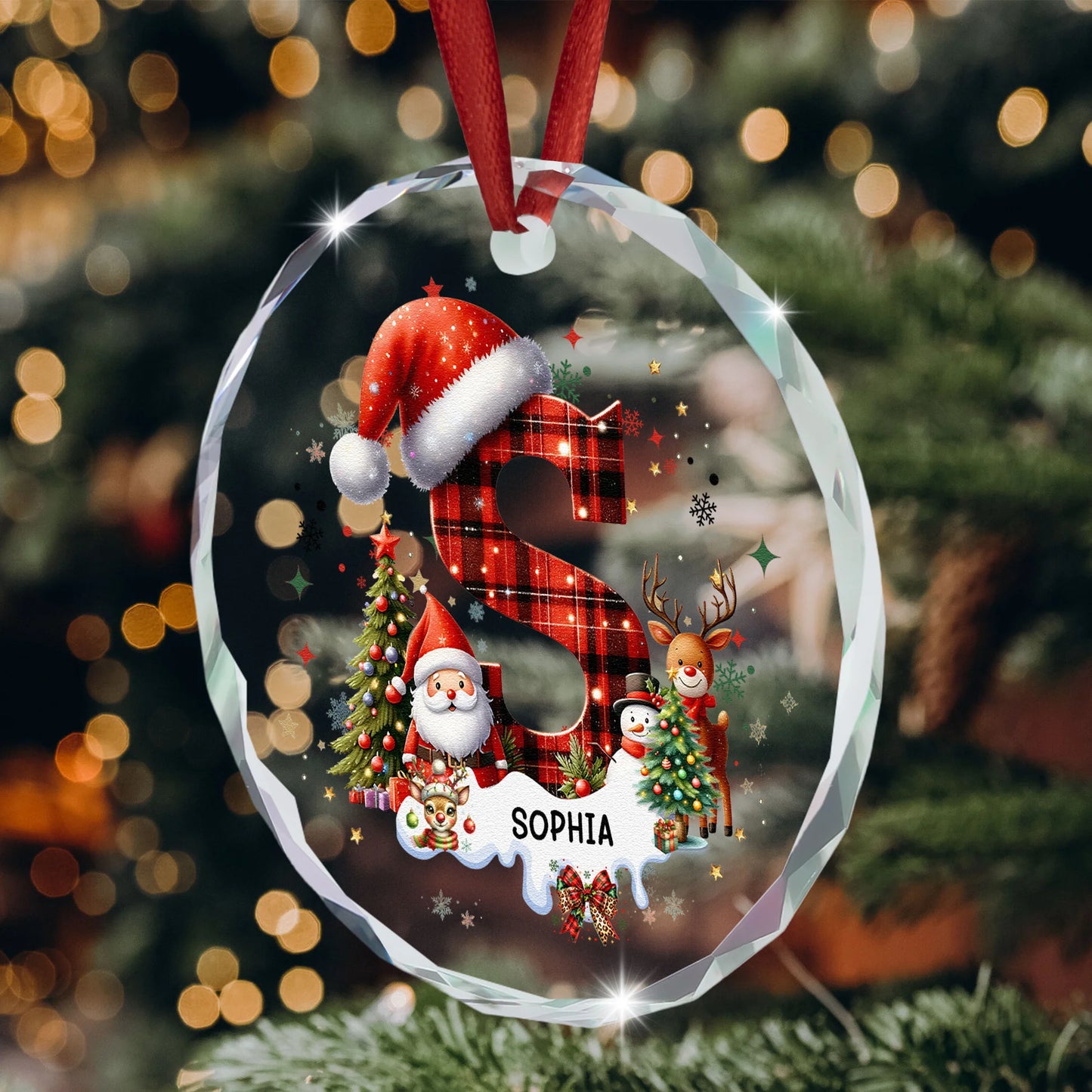 Personalisierter Weihnachtsschmuck – Weihnachtsalphabet