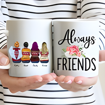Personalisierte Tasse – Always Friends