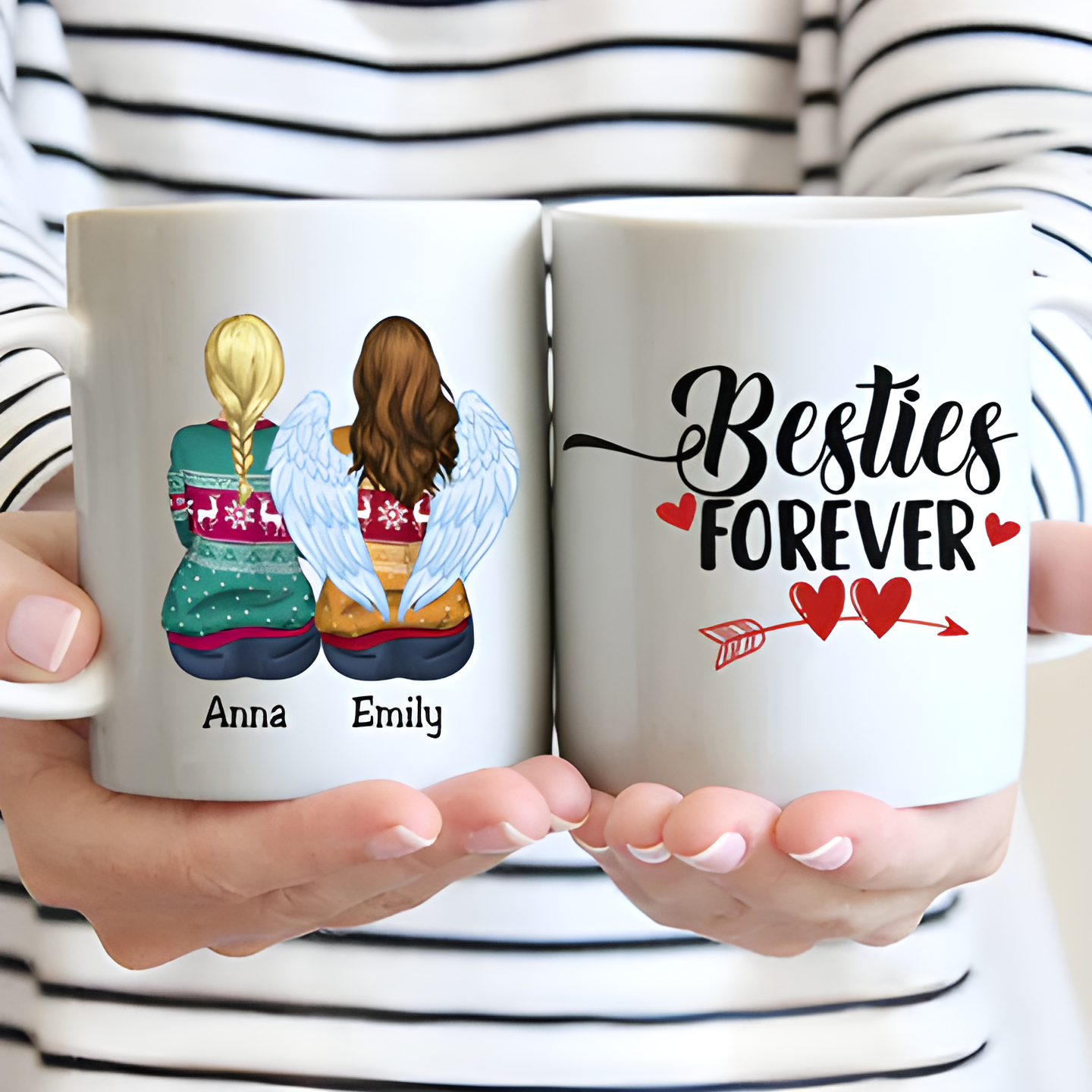 Personalisierte Tasse – Besties Forever
