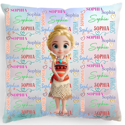 Personalisierter Kissenbezug – Prinzessin