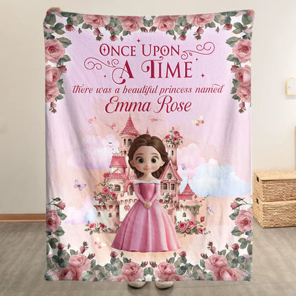 Personalisierte Decke – Schöne Prinzessin