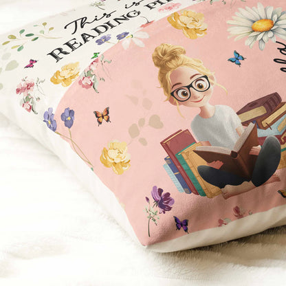 Personalisierter Kissenbezug mit Tasche – Für Bücherliebhaber