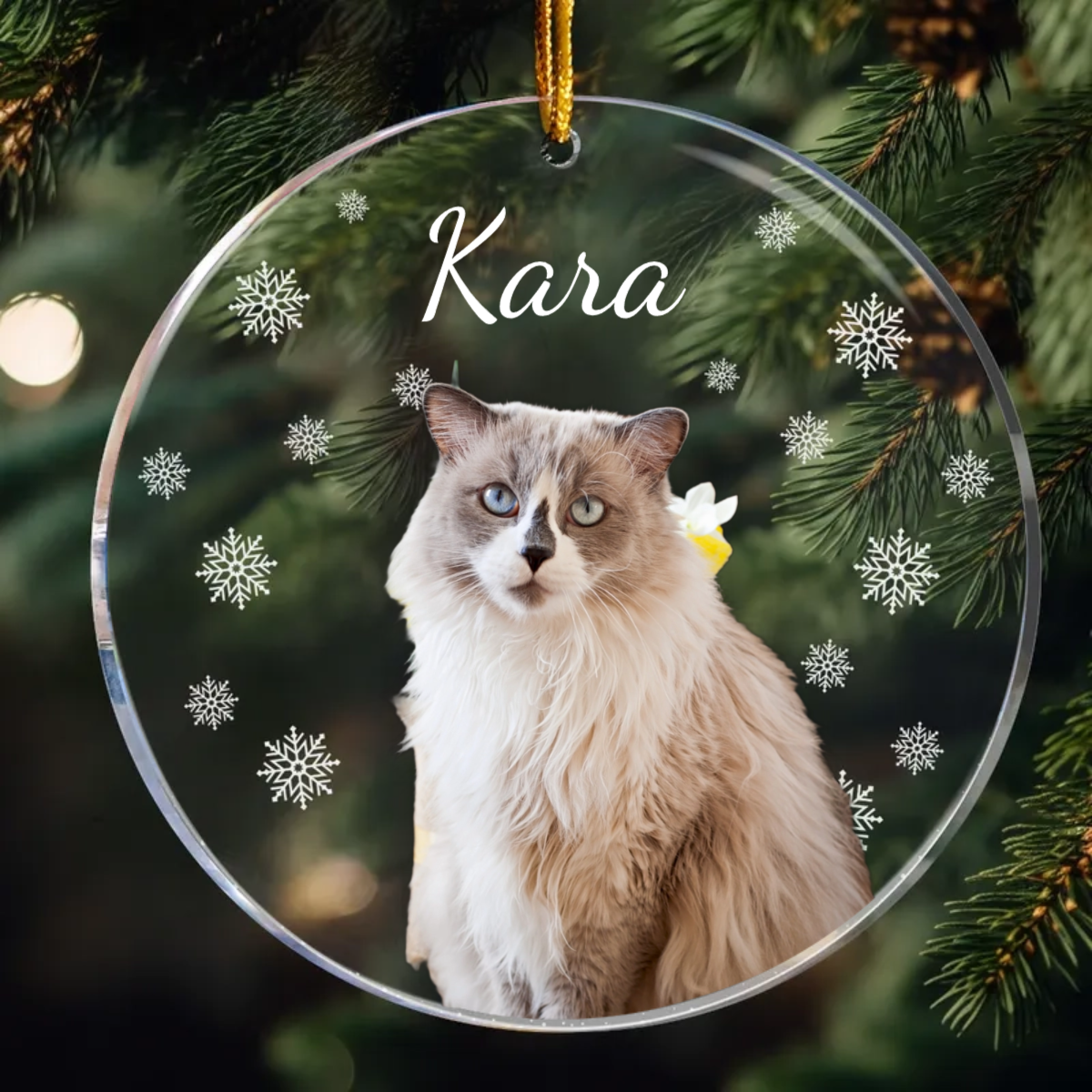 Personalisierte Weihnachtsdeko – Geliebter Freund
