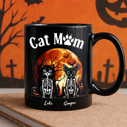 Personalisierte Tasse – Katze Hund Haustier Skelett
