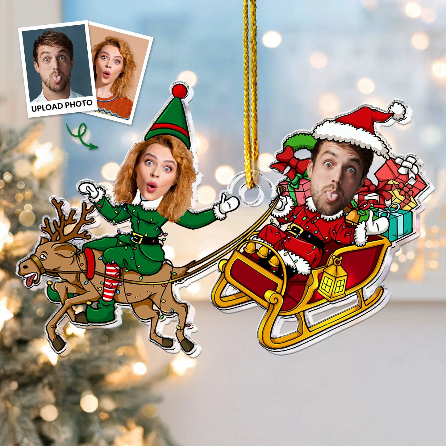Personalisierter Weihnachtsschmuck – Weihnachtswichtel