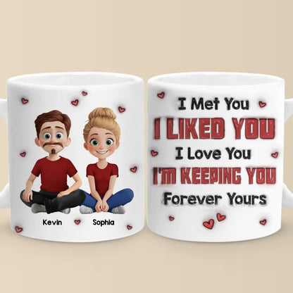 Personalisierte Tasse – Mein Schatz