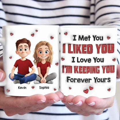 Personalisierte Tasse – Mein Schatz