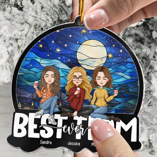 Personalisierte Weihnachtsdeko – Best Team Ever