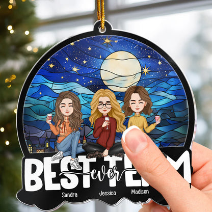 Personalisierte Weihnachtsdeko – Best Team Ever