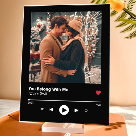 Personalisiertes Acrylschild – Individueller Lieblingssong