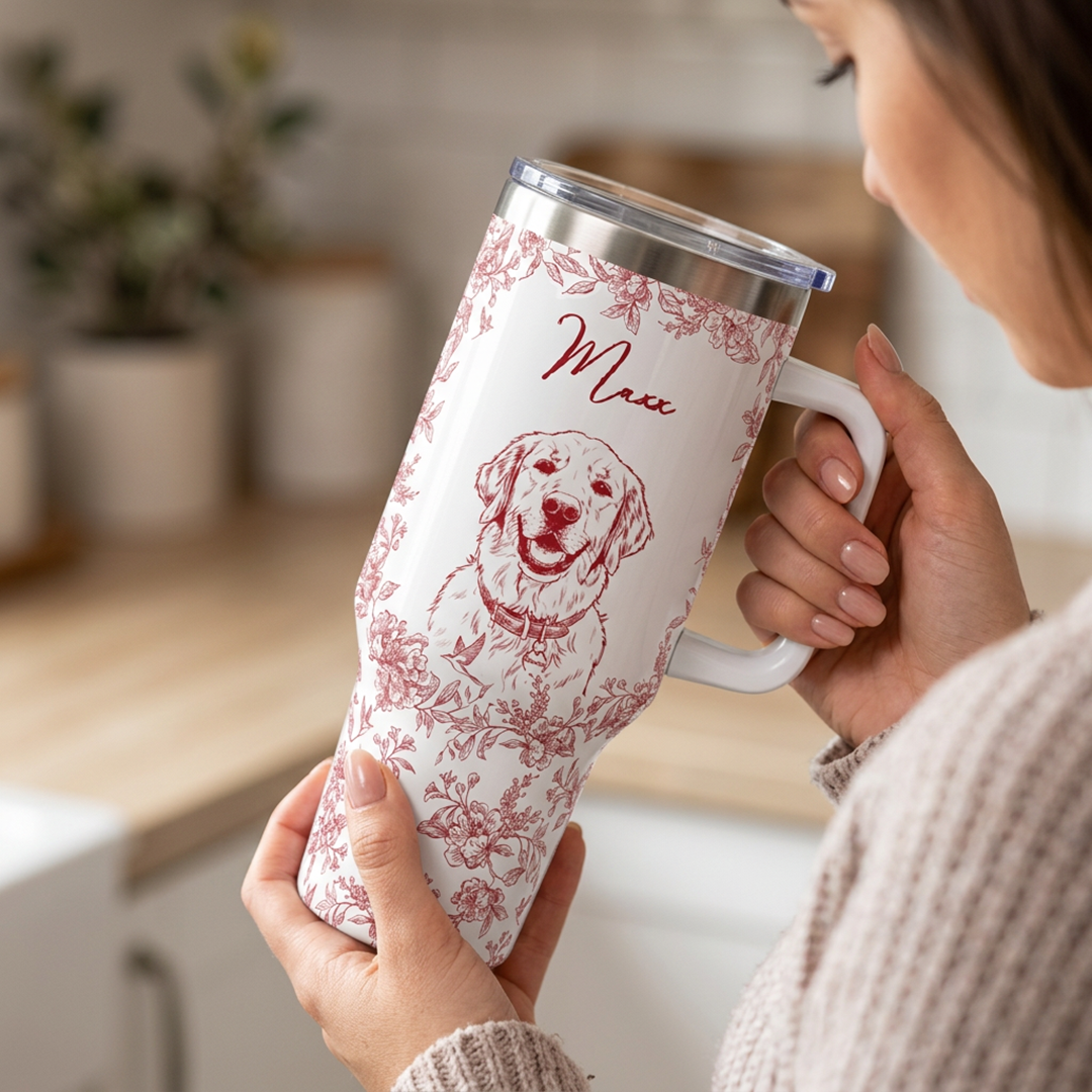 Personalisierter Thermobecher – Für Tierliebhaber