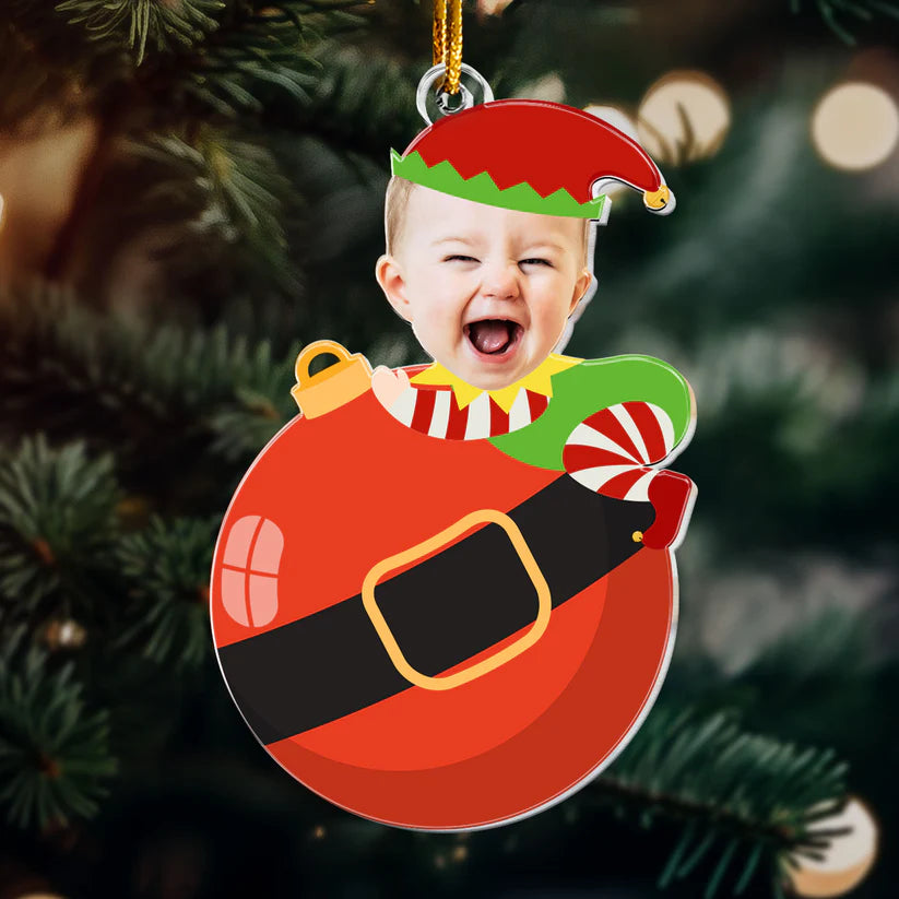 Personalisierte Weihnachtsdeko – Eigenes Foto