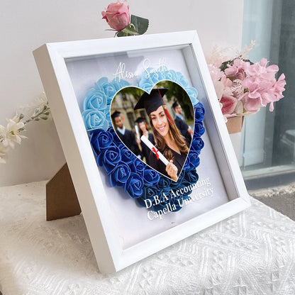 Personalisierter Blumenkasten – Abschluss/Abitur mit Foto