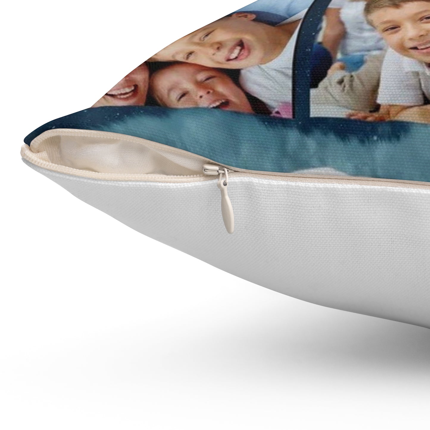 Personalisierter Kissenbezug – Familienfotobuch