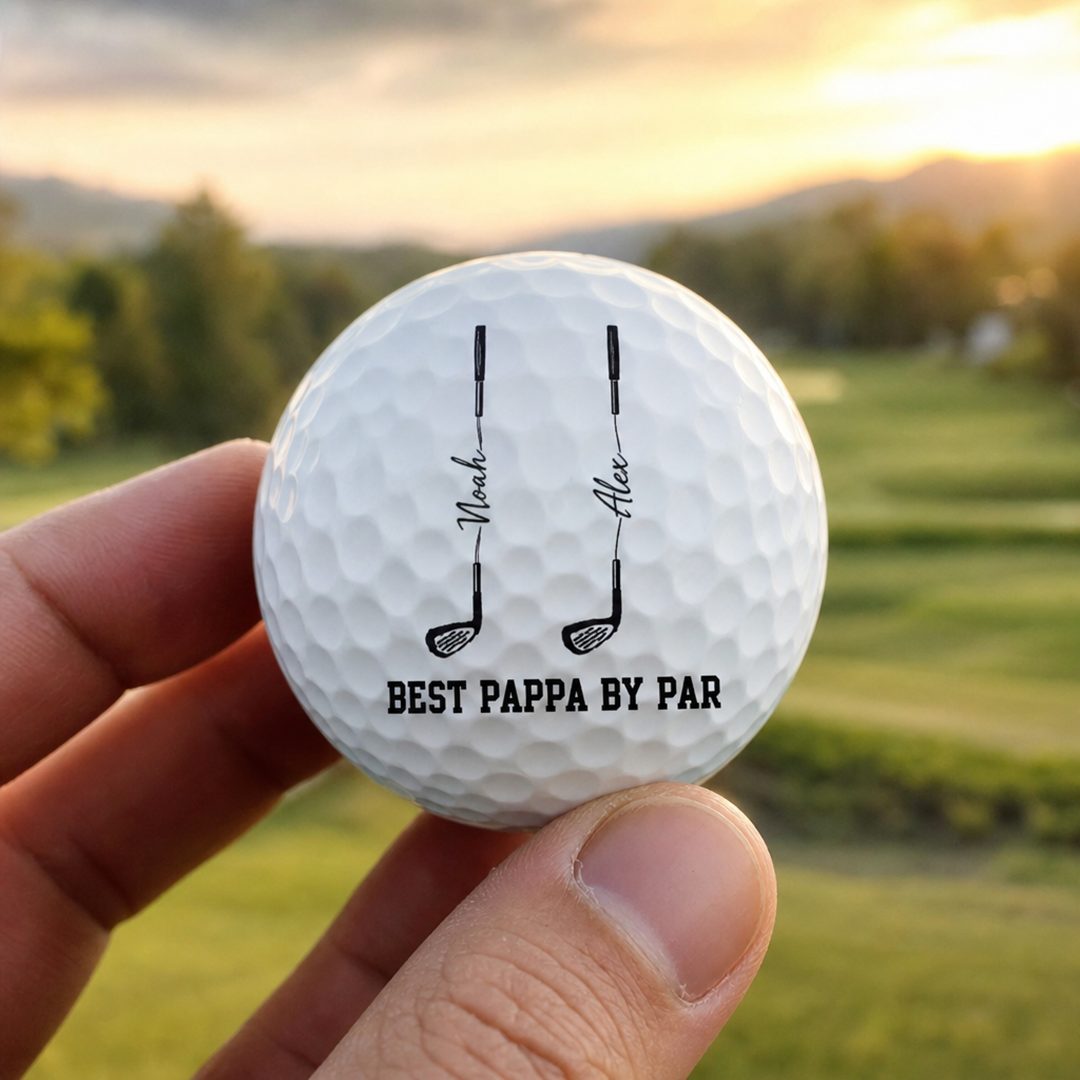 Personalisierter Golfball – Best Papa by Par