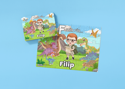 Personalisiertes Puzzle für Kinder – Tiere