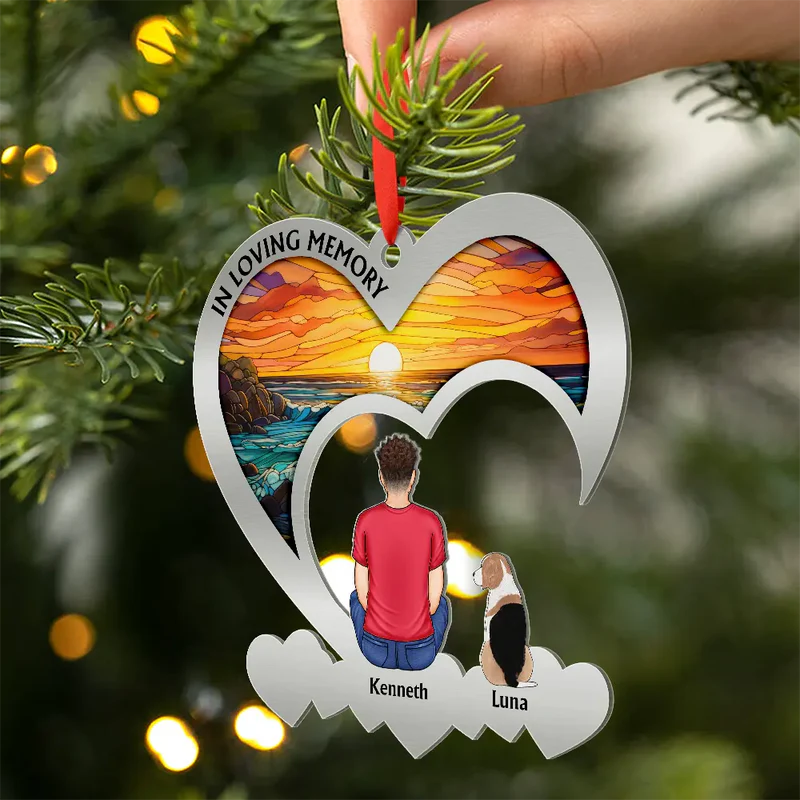 Personalisierter Weihnachtsschmuck – Erinnerungs- und Beileidsgeschenk für Haustiere