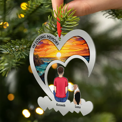 Personalisierter Weihnachtsschmuck – Erinnerungs- und Beileidsgeschenk für Haustiere